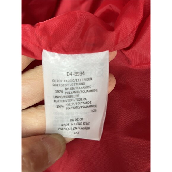 Vintage 90s Descente Oversized Ski Shell Jacket Red Missing Sz Tag Fits XL/2XL - Picture 9 of 16